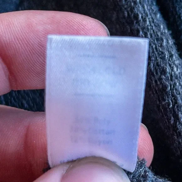 Marine Layer Sweater Men's Small Henley Pullover USA Cotton Polyester Rayon Gray - Picture 8 of 8